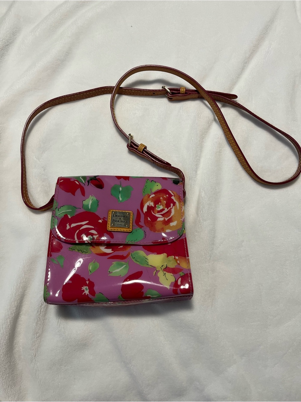 Dooney & Bourke Rose Garden Vinyl Crossbody Bag